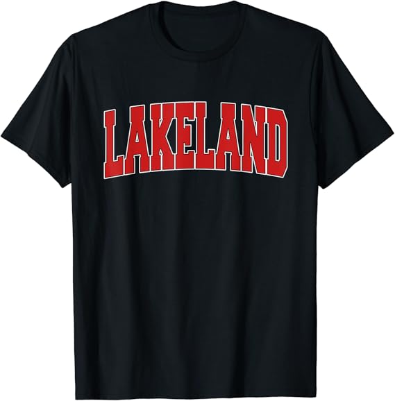 LAKELAND FL FLORIDA Varsity Style USA Vintage Sports T